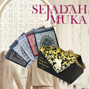 100pcs Doorgift Kahwin Sejadah Muka