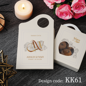 Promosi Doorgift Kahwin RM1 Custom Nama : KK61